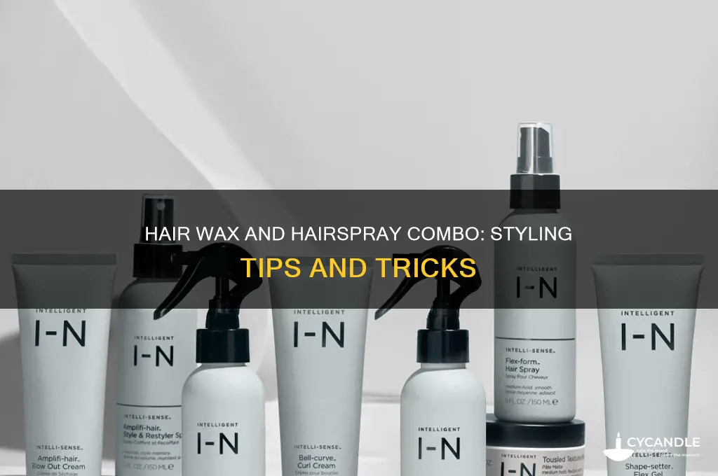 can we use hair wax and hairspray together