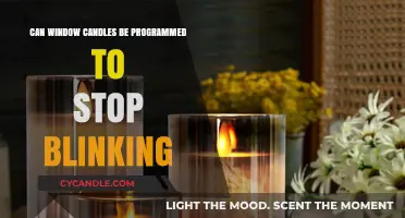 Programmable Window Candles: How to Stop the Blinking Effect
