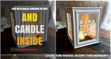 DIY Candle Lantern: Crafting a Can with Holes for Warm Ambiance