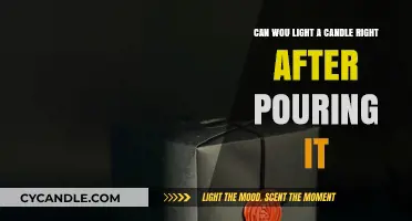 Can You Light a Candle Immediately After Pouring It?