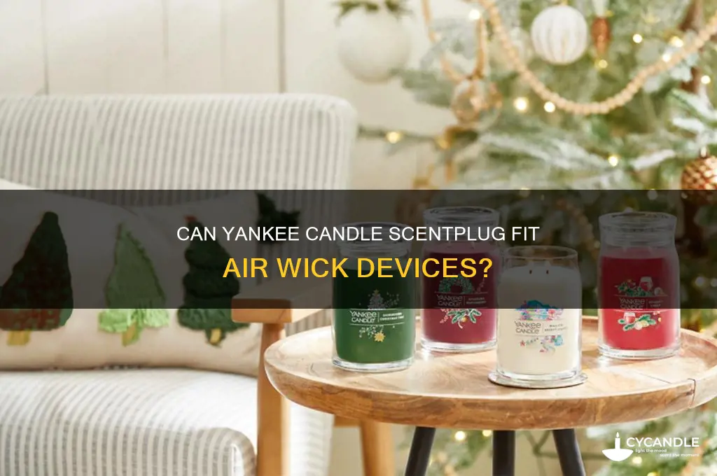 can yankee candle scentplug be used in airwick
