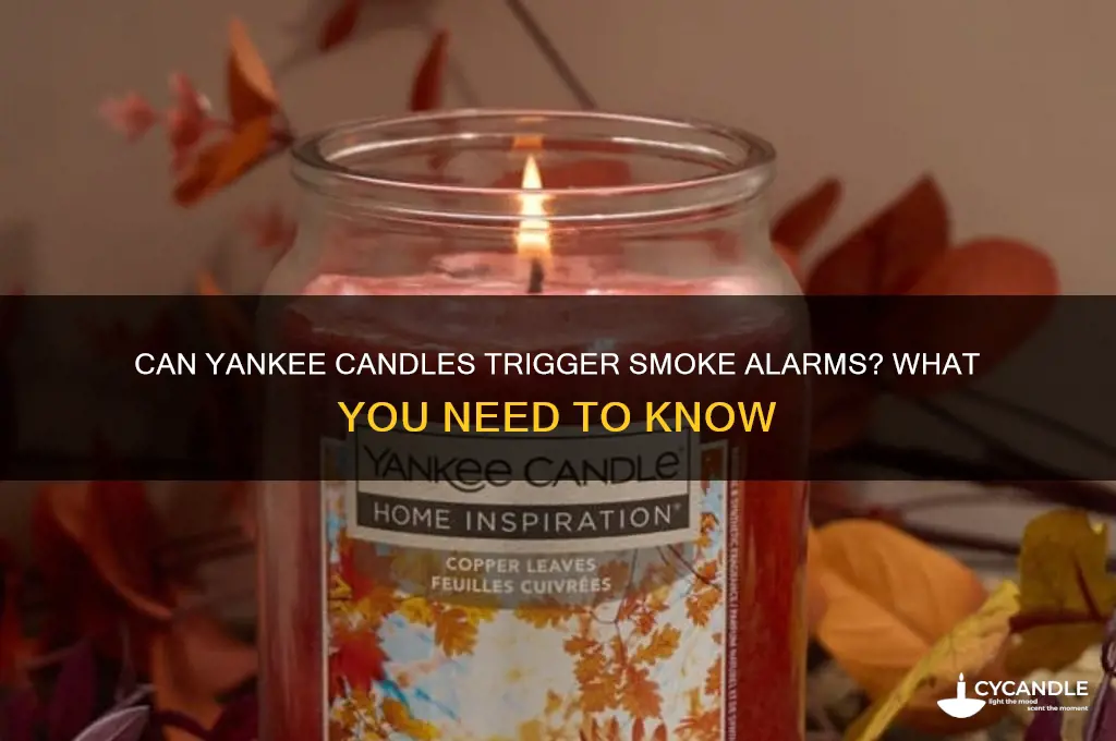 can yankee candles set of smoke alarms
