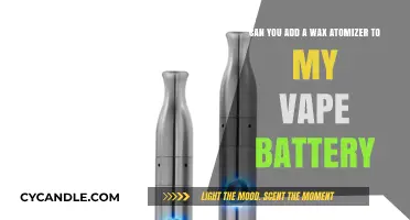 Can You Add a Wax Atomizer to Your Vape Battery?