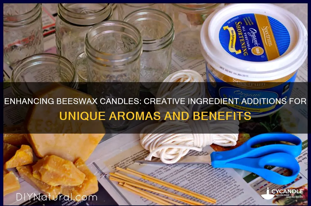 can you add another ingredient to bees wax candles