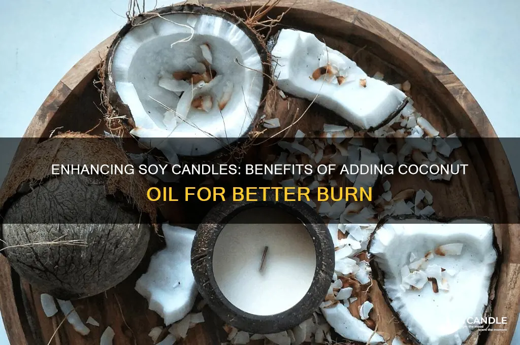 can you add coconut oil to soy candles
