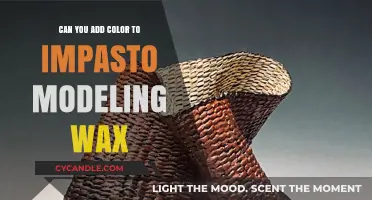 Adding Color to Impasto Modeling Wax: Techniques and Tips for Artists