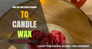 Enhancing Candles: Adding Mica Powder to Wax for Stunning Effects