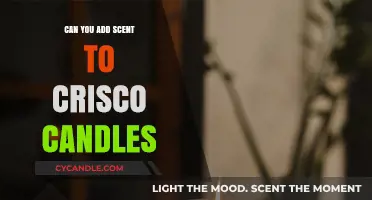 Enhancing Crisco Candles: Adding Scent for a Fragrant, Eco-Friendly Glow