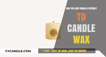 Adding Vanilla Extract to Candle Wax: A Sweet Scented Experiment