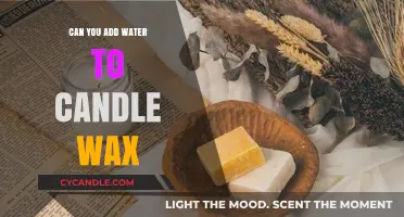 Adding Water to Candle Wax: Safe Practice or Risky Experiment?