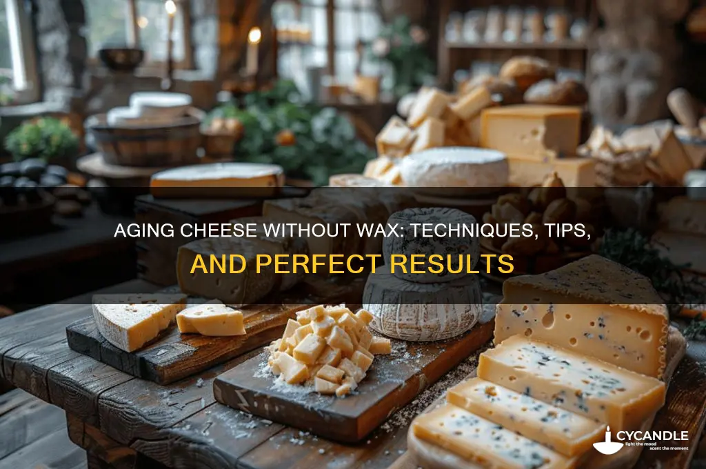 can you age cheese without wax