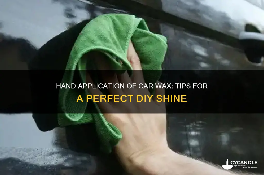 can you apply car wax by hand