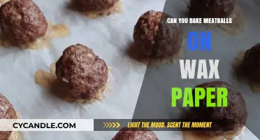 Baking Meatballs on Wax Paper: Tips, Tricks, and Safety Advice