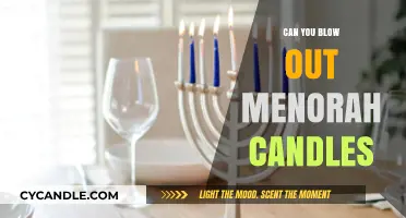 Can You Blow Out Menorah Candles? Jewish Tradition Explained