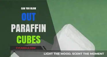 Can You Safely Blow Out Paraffin Cubes? A Quick Guide