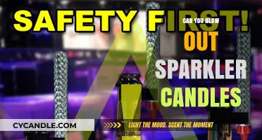 Sparkler Candles: Safe to Blow Out or Potential Fire Hazard?