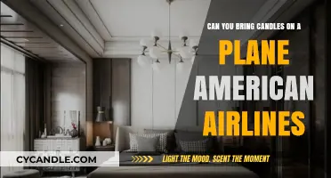 Can You Bring Candles on a Plane with American Airlines?