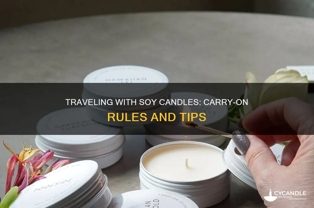 can you bring soy candles in carryon