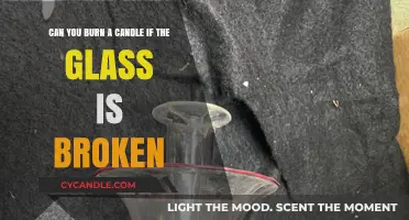 Broken Glass Candle Safety: Can You Still Burn It?