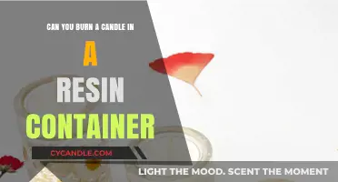 Burning Candles in Resin Containers: Safety Tips and Best Practices