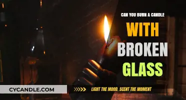 Can You Safely Burn a Candle with Broken Glass Nearby?