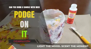 Can You Safely Burn Candles Decorated with Mod Podge?