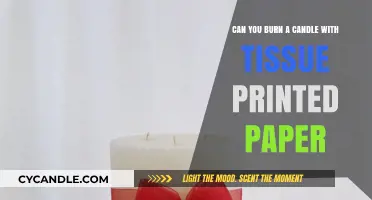 Burning Tissue-Printed Paper: Can It Safely Fuel a Candle?