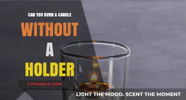 Candle Burning Without a Holder: Creative Alternatives and Safety Tips