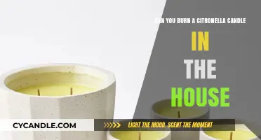 Is It Safe to Burn Citronella Candles Indoors? Expert Advice