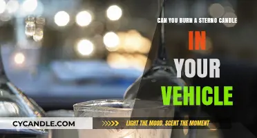 Is It Safe to Burn a Sterno Candle in Your Car?