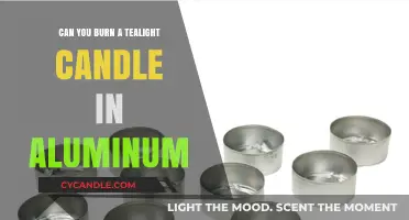 Can Tealight Candles Be Safely Burned in Aluminum Containers?