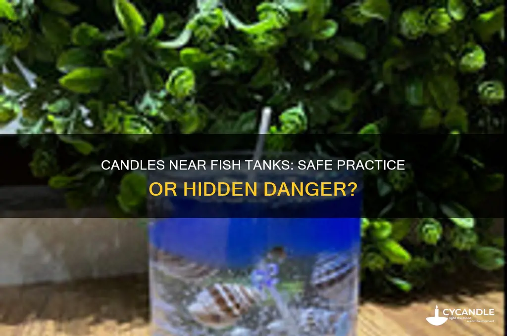can you burn candles around fish