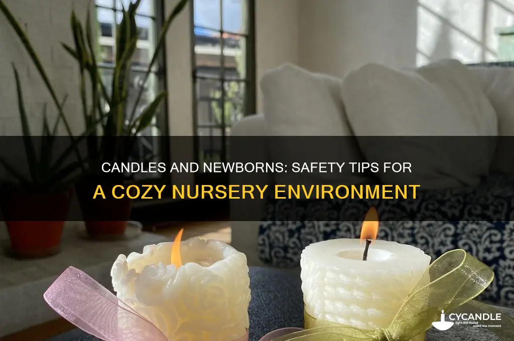 can you burn candles around newborns