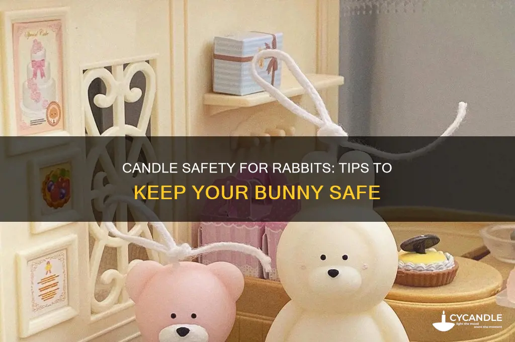 can you burn candles around rabbits