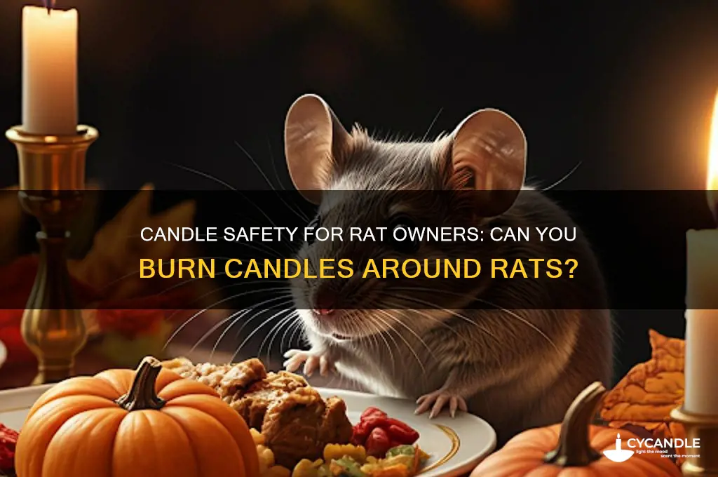 can you burn candles around rats