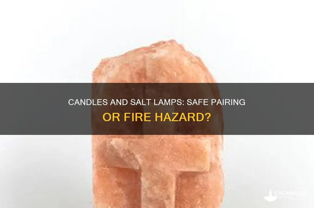 can you burn candles around salt lamps