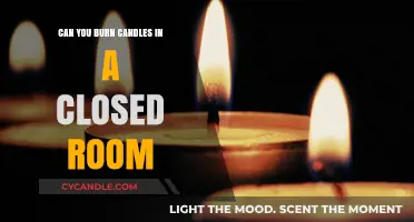 Burning Candles in Closed Rooms: Safety Risks and Precautions