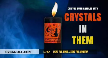 Burning Candles with Embedded Crystals: Safety Tips and Best Practices