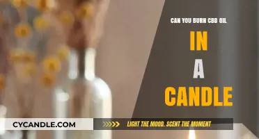 Can You Burn CBD Oil in Candles? Safety and Benefits Explained
