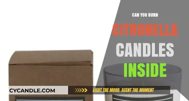 Can You Burn Citronella Candles Indoors? Safety Tips Revealed