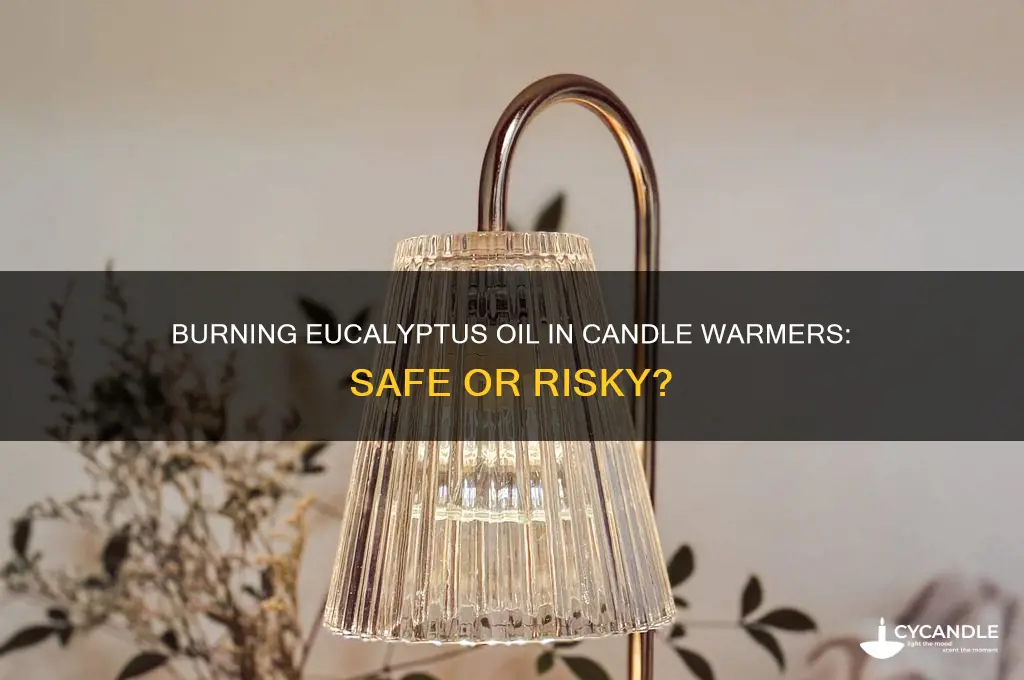 can you burn eucalyptus oil in a candle warmer