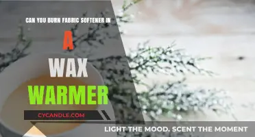 Can Fabric Softener Be Burned in a Wax Warmer? Find Out!