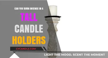 Incense in Tall Candle Holders: Safe or Smoky Mistake?
