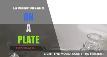 Burning Taper Candles on a Plate: Safe Practices and Tips