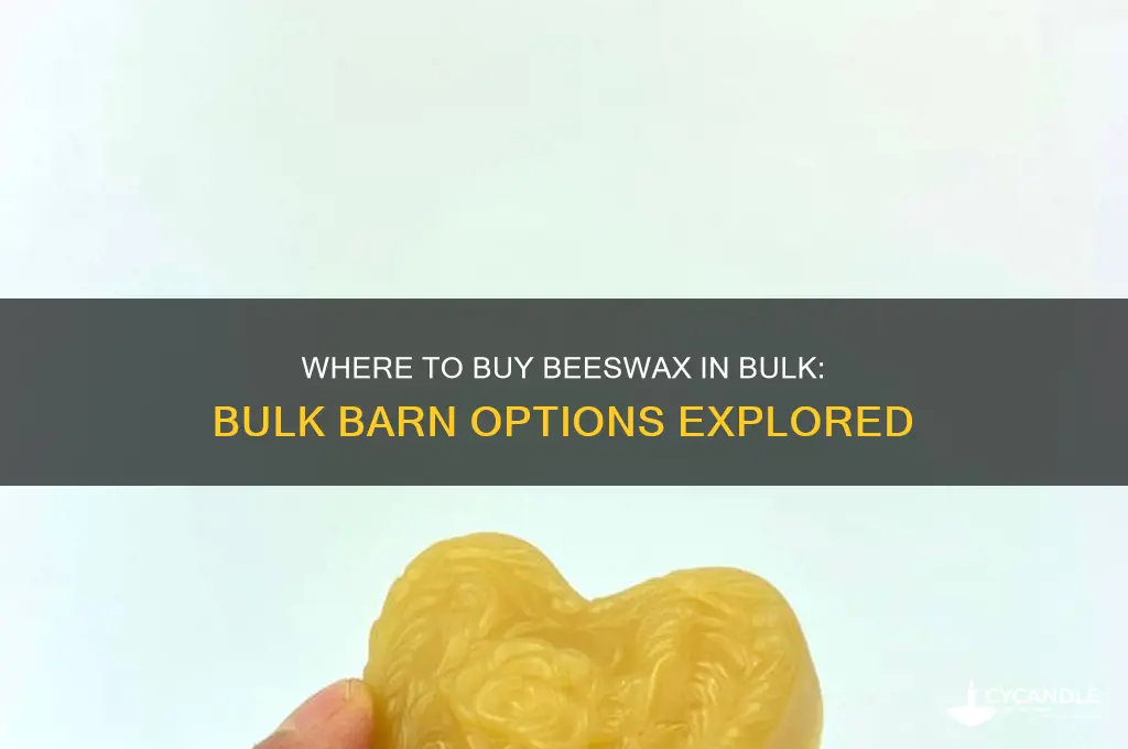 can you buy beeswax at bulk barn