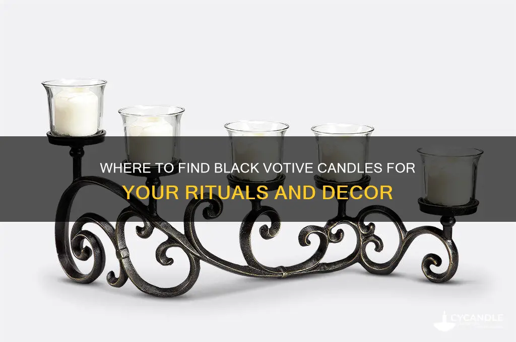 can you buy black votive candles