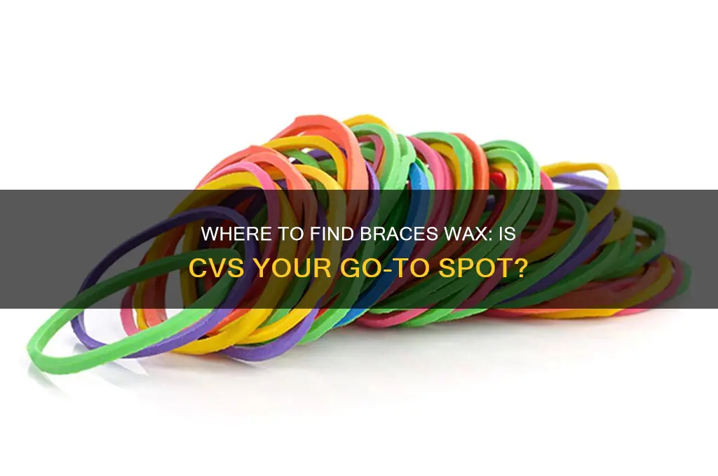 can you buy braces wax at cvs