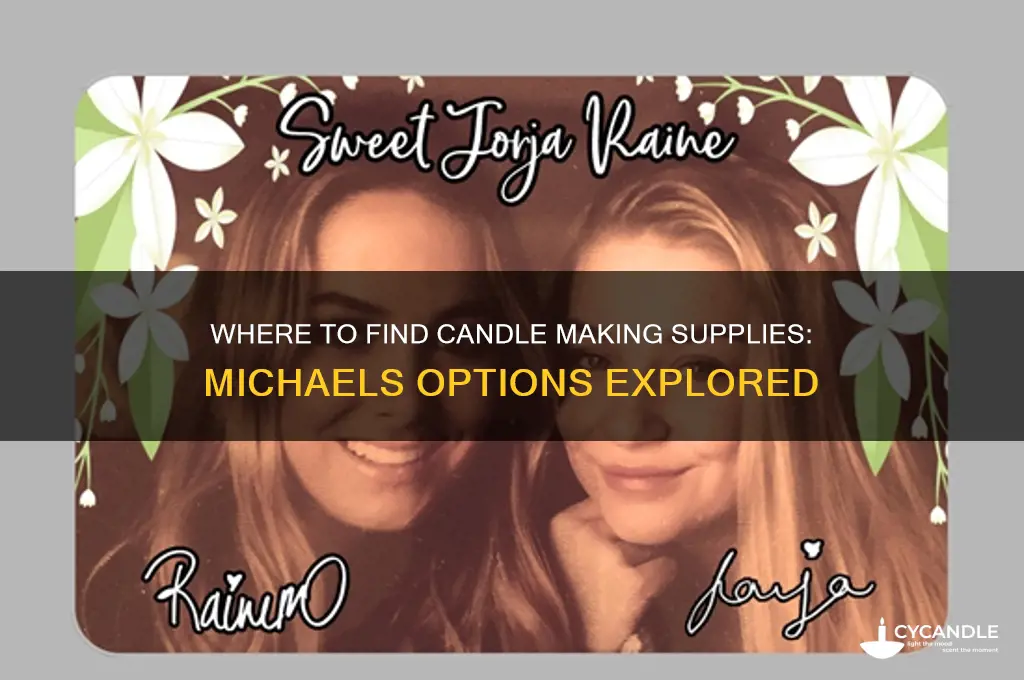 can you buy candle making supplies at michaels