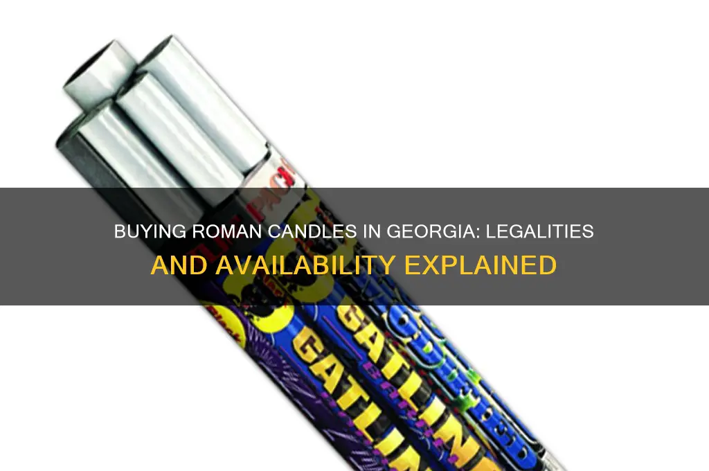 can you buy roman candles in ga
