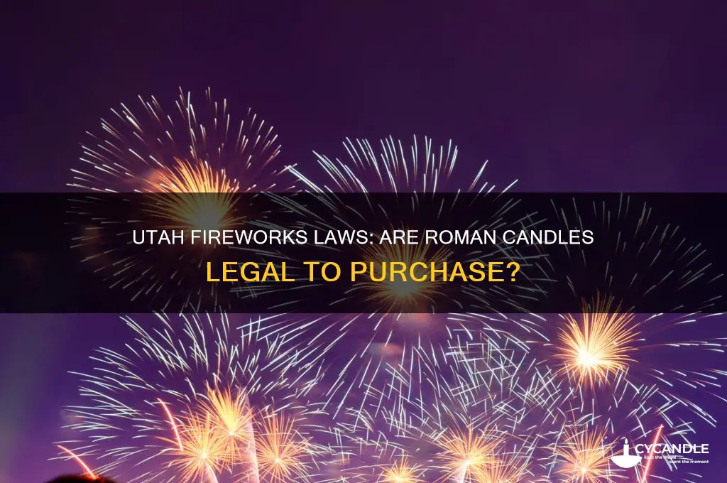 can you buy roman candles in utah